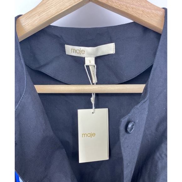 NWT Maje Roy Piping Dress - Picture 10 of 14